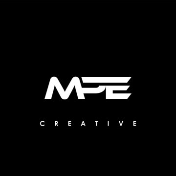 MPE Letter Initial Logo Design Template Vector Illustration