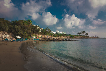beach in the morning