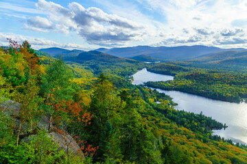 La Roche observation point, in Mont Tremblant National Park