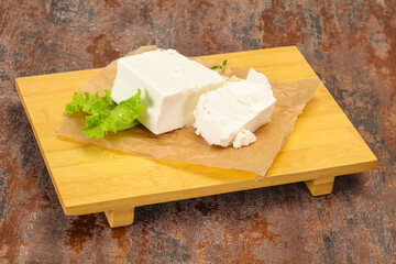 Greek traditional Feta soft cheese