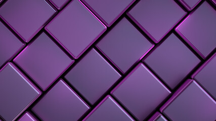 Purple crystals background. Full frame.