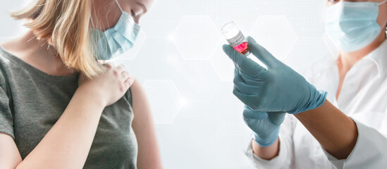 Vaccination Vaccine Syringe Injection Prevention Immunization Treatment Coronavirus Covid 19...