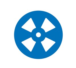 Fototapeta premium car wheel vector icon isolated.