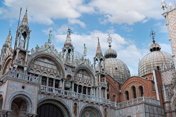 St Mark's Basilica in Venice, Italy. Saint Marco basilica.