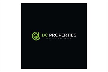 d business logo design graphic template
