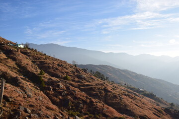 landscape with sky and clouds