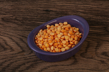 Dry peas for cooking