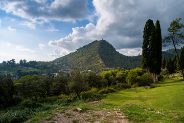 nature in Abkhazia near New Athos in summer 