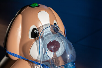 Medical equipment. The compressor nebulizer pet shaped.