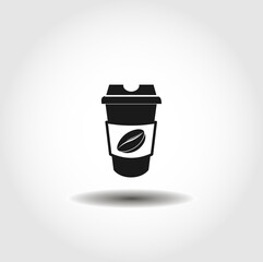 Coffee cup isolated vector icon. coffee to go design element