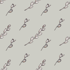 Wallpaper pattern holiday easter happy twigs willow willow spring wrap fabric print gifts