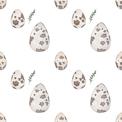 Wallpaper pattern holiday easter happy eggs ribbons twigs nest wrap cloth print hearts gifts