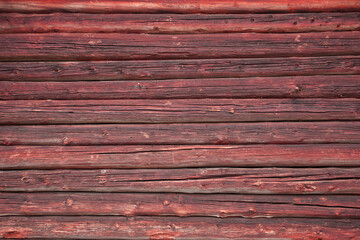 Natural red pine wood panel as background