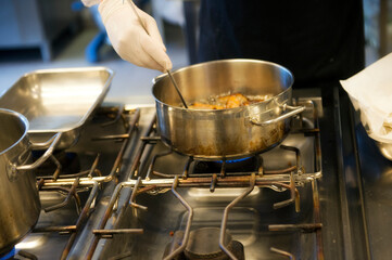 chef preparing food