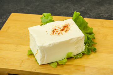 Greek traditional soft feta cheese