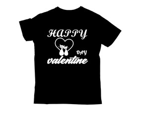 This T-shirt Valentine Day in February 2021