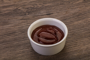 Traditional Barbicue sauce in the bowl