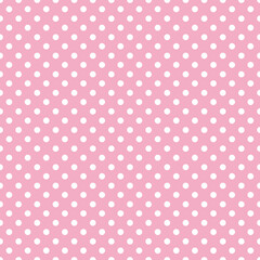 A seamless pattern of simple round dots.