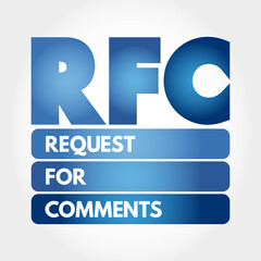 RFC- Request for Comments acronym, concept background