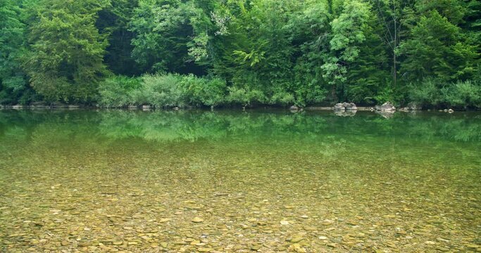 The Kupa (Kolpa) River between Croatia and Slovenia
