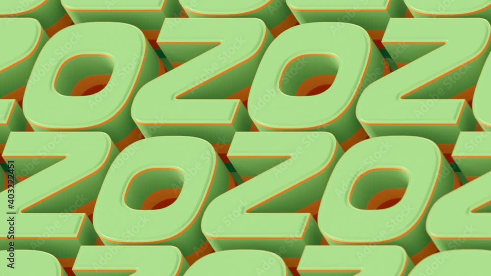 Poster abstract moving texture with green words no. 3d rendering loop animation hd