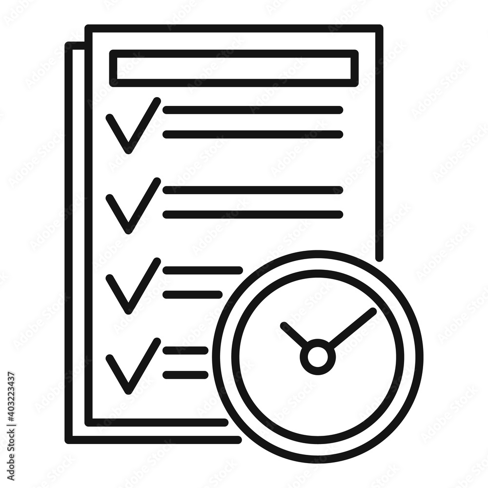 Poster product manager icon. outline product manager vector icon for web design isolated on white backgroun