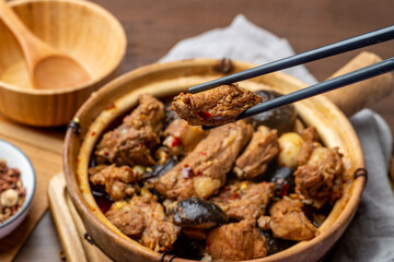 Delicious braised spareribs