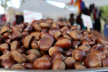 chestnuts on the market