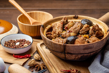 Delicious braised spareribs