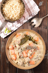 blanquette de veau- french gastronomy dish