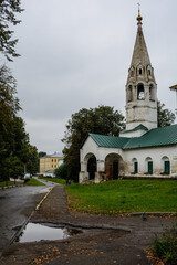 Fototapeta na wymiar Church of Nikola Rubleny in Yaroslavl. beautiful old buildings. religion and belief