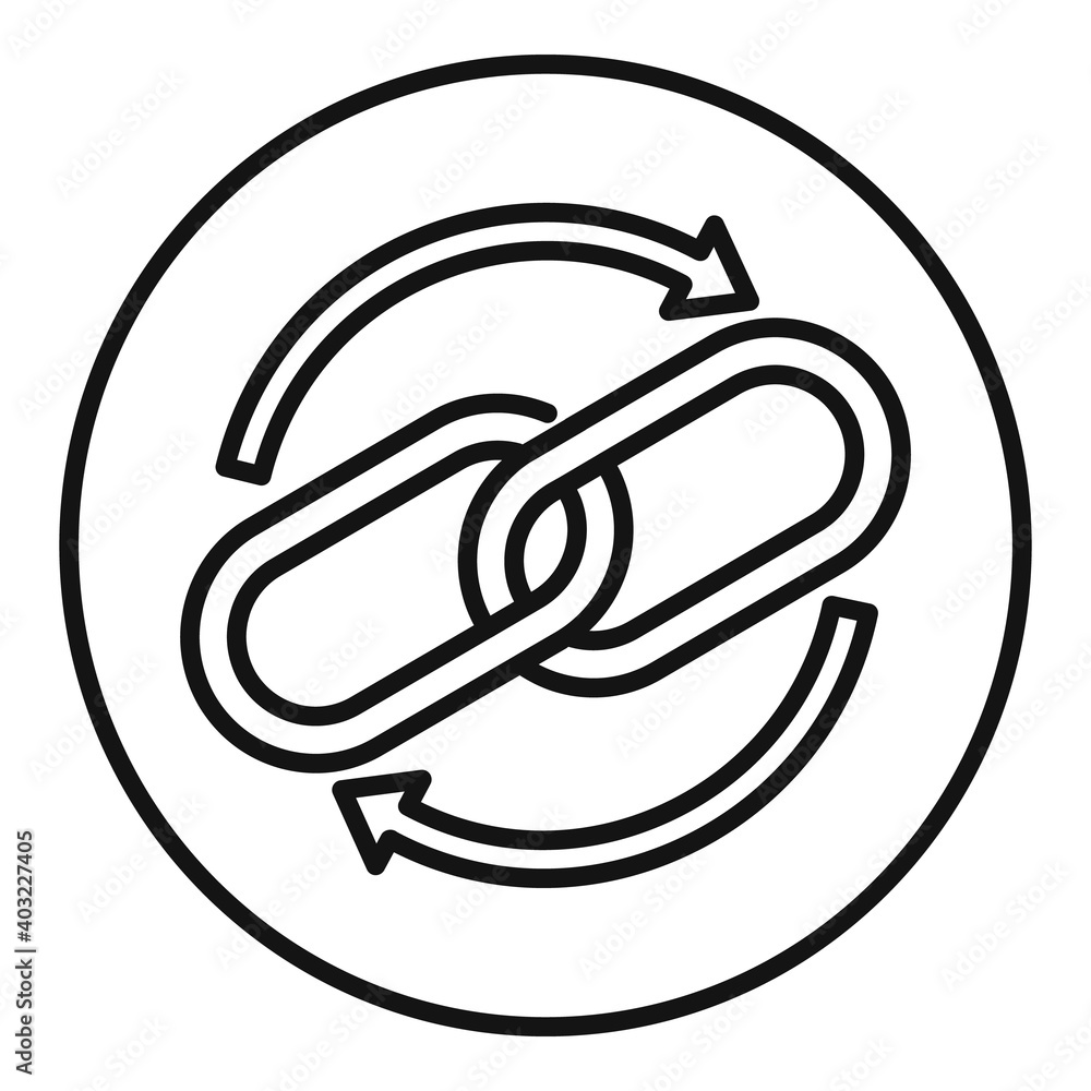 Poster computer gear system icon. outline computer gear system vector icon for web design isolated on white