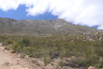 Swartbergpass, Südafrika, Blick in die Kleine Karoo