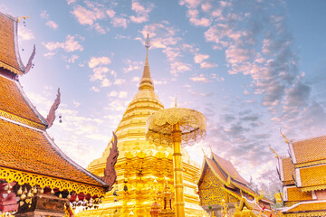 Wat Phra That Doi Suthep of Chiang Mai, Thailand.