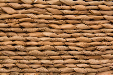 texture of a basket horizontal view