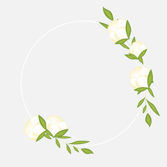 Spring Festive flowers design, decorations, paper cut style banner with flower Background