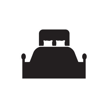 recommend clip art: Bed logo icon design template