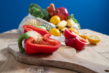 fresh fruits and vegetables on a table healthy diet