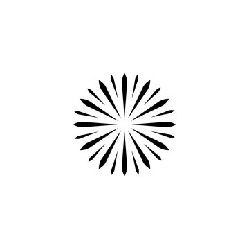 vintage hipster style Light ribbon Vector Illustration logo