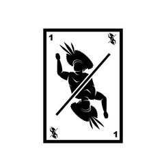 Card Tribes Logo Design Vector