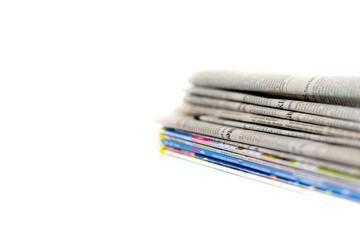 Medien, Informationen, News, Würfel, Journalismus