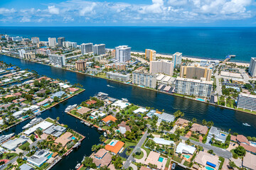 Fototapeta na wymiar South Florida Aerials