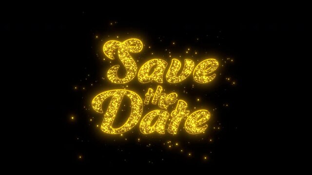 save the date text alpha transparent