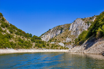 Meanders of the river Uvac in Serbia
