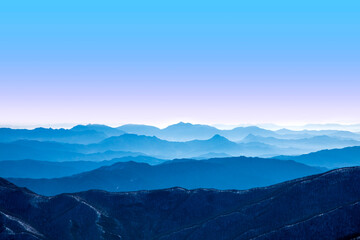 Winter Scenery of Deogyusan Mountain, a national park in Korea