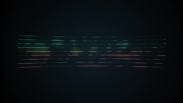 Abstract Glowing Lines Fx Background Loop/ 4k animation of an abstract background with glowing lines flowing and seamless looping
