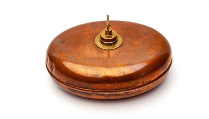 Alte antike Wärmeflasche aus Kupfer