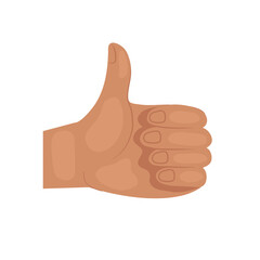 hand human like symbol signal icon vector illustration design