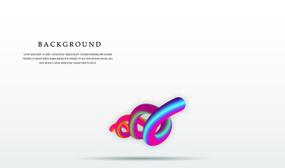 3d full color trendy background
