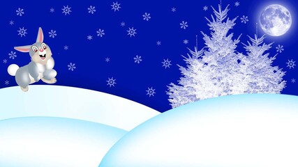 Новогодняя, рождественская открытка